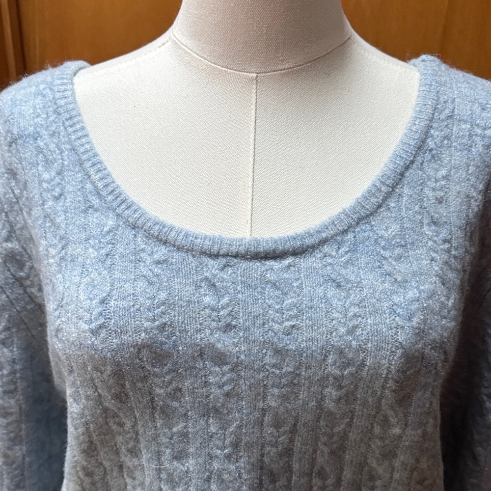 NWT Future Collective 2 pc cable knit sweater/skirt set. Size L - Picture 9 of 14